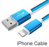 Tough Lightning Fast Colorful Nylon Micro USB Cable For iPhones