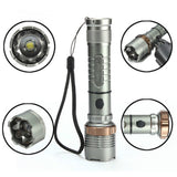 T6 CREE 4000LM LED ADJUSTABLE ZOOM FLASHLIGHT