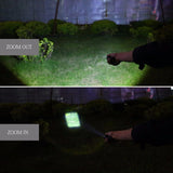 T6 CREE 4000LM LED ADJUSTABLE ZOOM FLASHLIGHT