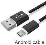 Tough Lightning Fast Colorful Nylon Micro USB Cable For Androids