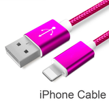 Tough Lightning Fast Colorful Nylon Micro USB Cable For iPhones