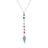 Chakra Natural Stone Necklace (Reiki Spiritual Yoga Jewelry)