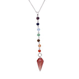 Chakra Natural Stone Necklace (Reiki Spiritual Yoga Jewelry)