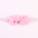 Set of 14 Colored Baby Girl Chiffon Bow Headbands!