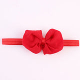 Set of 14 Colored Baby Girl Chiffon Bow Headbands!