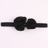 Set of 14 Colored Baby Girl Chiffon Bow Headbands!