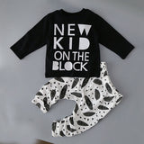 Long Sleeve Cotton Baby Jumpsuit Sets Unisex