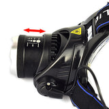 2000 Lumen Zoomable 3 Mode T6 XM-L 3x LED Headlight