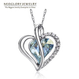 Crystal Heart of the Ocean Love Necklace