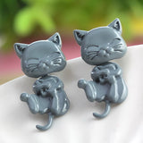 Cute Cat Stud Earrings - SPECIAL SALE