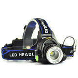 2000 Lumen Zoomable 3 Mode T6 XM-L 3x LED Headlight