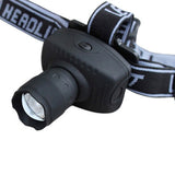 600 Lumen LED Zoomable Headlight