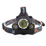 5000 Lumens T6 XM-L 3x LED Headlight