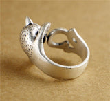VINTAGE HANDMADE CAT RING FOR WOMEN AND GIRLS FASHION JEWELRY CUTE ANIMAL HELLO KITTY RINGS