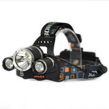 8000 Lumen T6 XM-L 3x LED Headlight