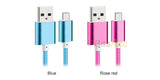Tough Lightning Fast Colorful Nylon Micro USB Cable For Androids