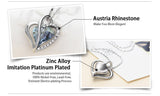 Crystal Heart of the Ocean Love Necklace