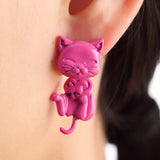 Cute Cat Stud Earrings - SPECIAL SALE