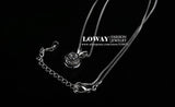 Classic 2 Carat Solitaire Hearts and Arrows Necklace