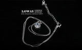 Classic 2 Carat Solitaire Hearts and Arrows Necklace