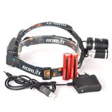 8000 Lumen T6 XM-L 3x LED Headlight