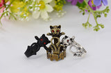 VINTAGE HANDMADE CAT RING FOR WOMEN AND GIRLS FASHION JEWELRY CUTE ANIMAL HELLO KITTY RINGS