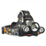 8000 Lumen T6 XM-L 3x LED Headlight