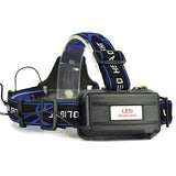 2000 Lumen Zoomable 3 Mode T6 XM-L 3x LED Headlight