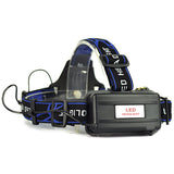 2000 Lumen Zoomable 3 Mode T6 XM-L 3x LED Headlight